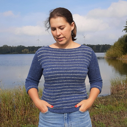 A picture showing the Vitamin Sea sweater from the front.